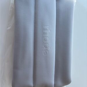 RHODE Padded Clutch in Pale Gray